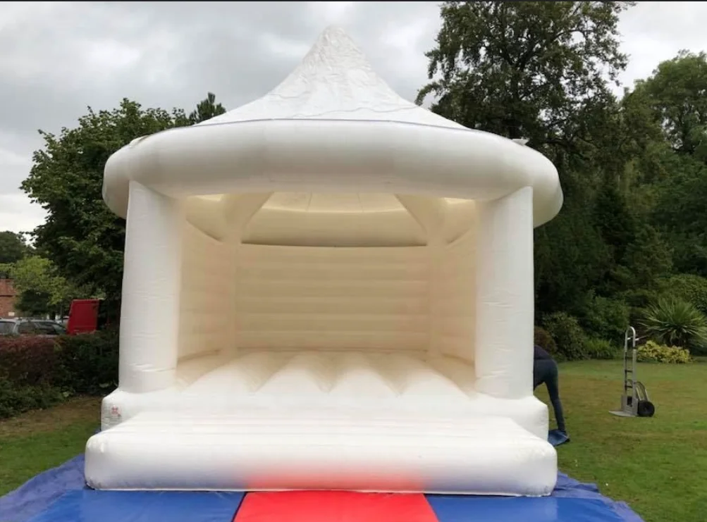 Best quality Inflatable Jump House Wedding Jumping Castle All white Bouncer For Sale