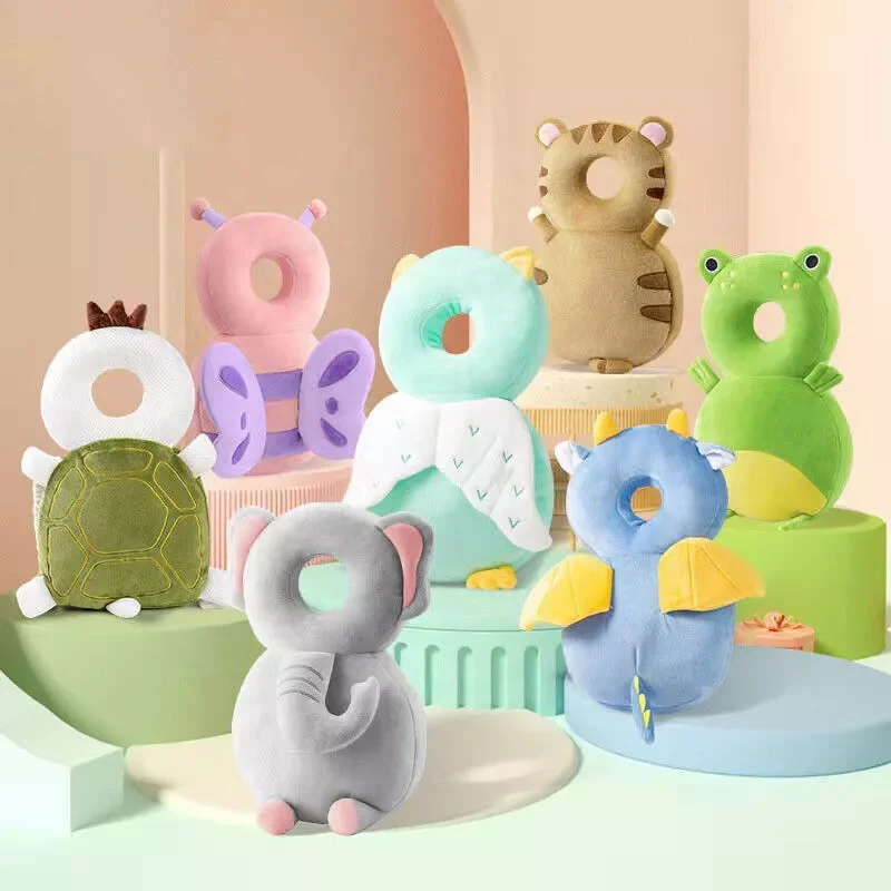 Hot Sale Toddler Head Protectors Cute Animal Design Walking Cushioned Baby Safety Anti-fall Backpack Pillow