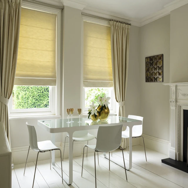 home decor blackout fabric curtain roman blind white  roman motorized shades