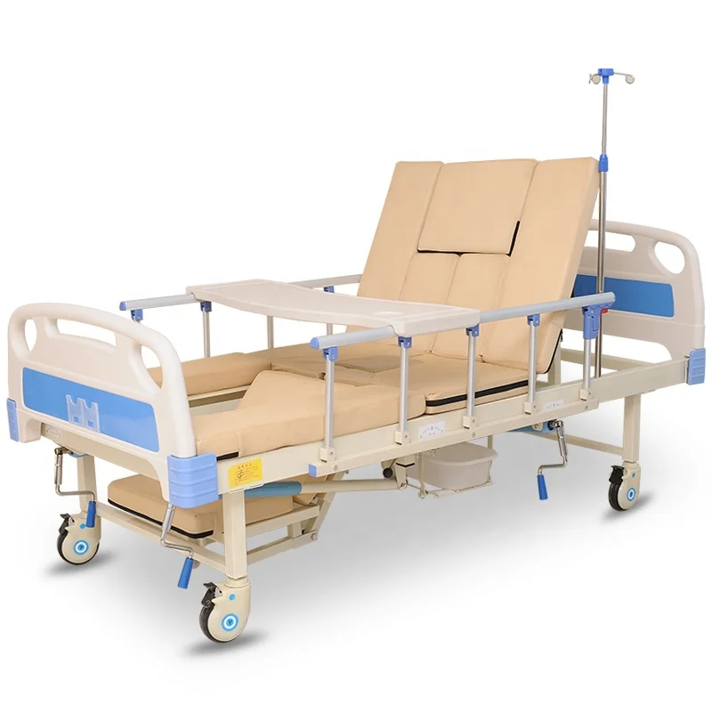 
Equipped hospital bed with toilets for the disabled,hospital sanitary equipment medical metal patient bed 