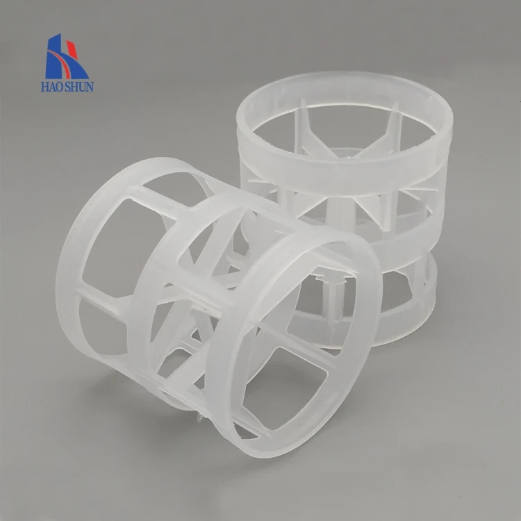 Tower lnner packing Plastic Polyethylene, PE CPVC Polypropylene Raschig Ring for Gas Disposal raschig anilo de empaque/