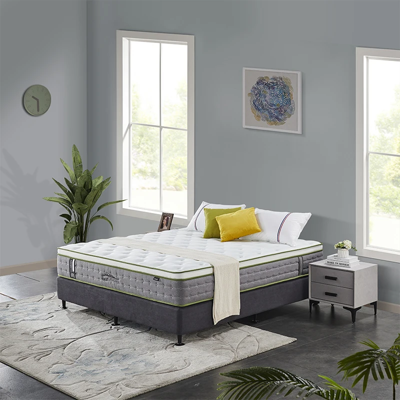 Hot Selling Rolled Up King Queen Double Size Mattresses Gel Memory Foam Pocket Spring