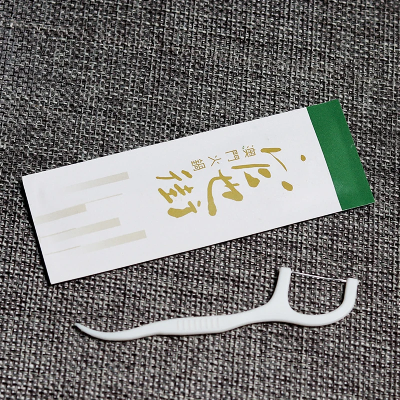 Custom dental floss pick individually wrapped dental floss toothpick sticks cheap wholesale biodegradable kids dental floss