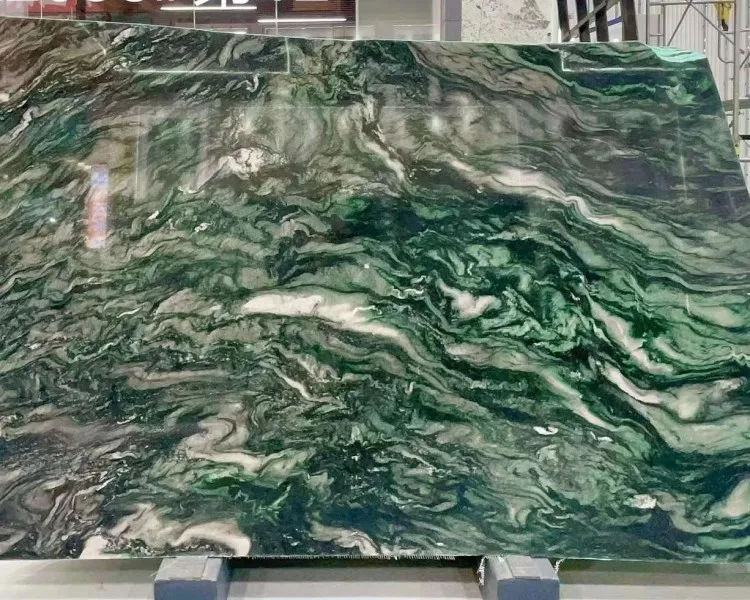 Натуральные полированные мраморные плиты Norway Verde Lapponia зеленые каменные для кухонных столешниц изделия из мрамора премиум-класса