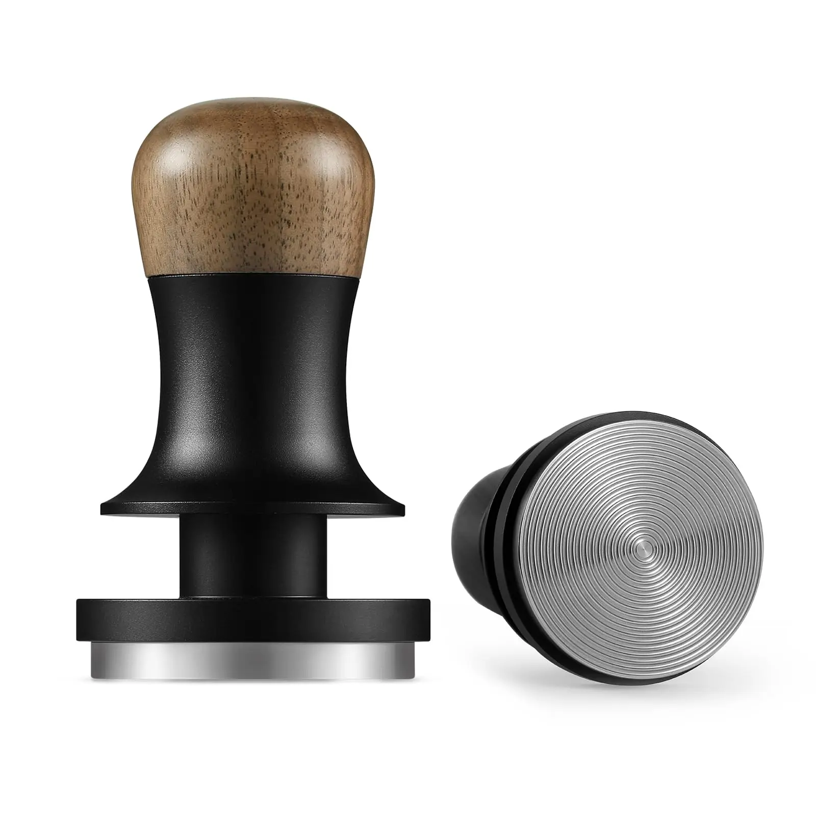 51 53 53.3 58 58.5 mm Espresso Coffee Express Tamper with Spring Loaded Calibrated Espresso Tamper with Sound Feedback
