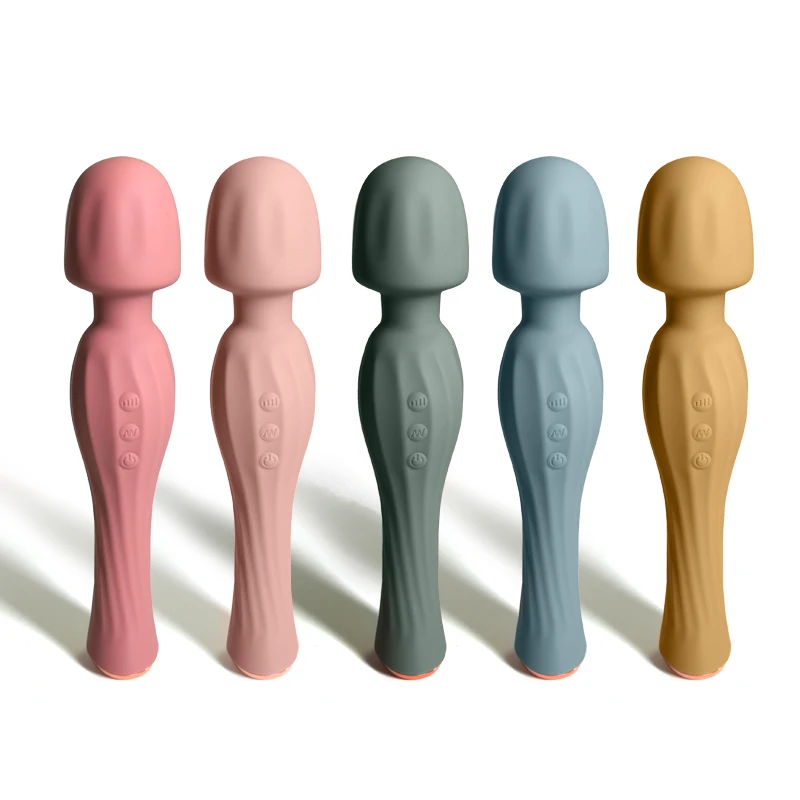 Cheap Dildo Vibrator Waterproof Wand Massager Wireless AV Vibrator Sex Toys for Woman Clitoris Stimulator Purple Red Dbs Battery