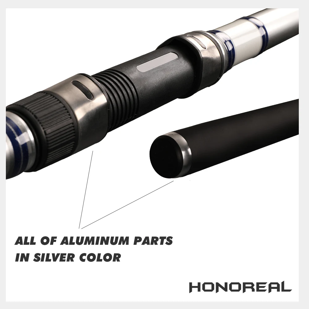 HONOREAL TRENDY SURF DPS reel seat best carbon long handle fishing rods casting 4.5m