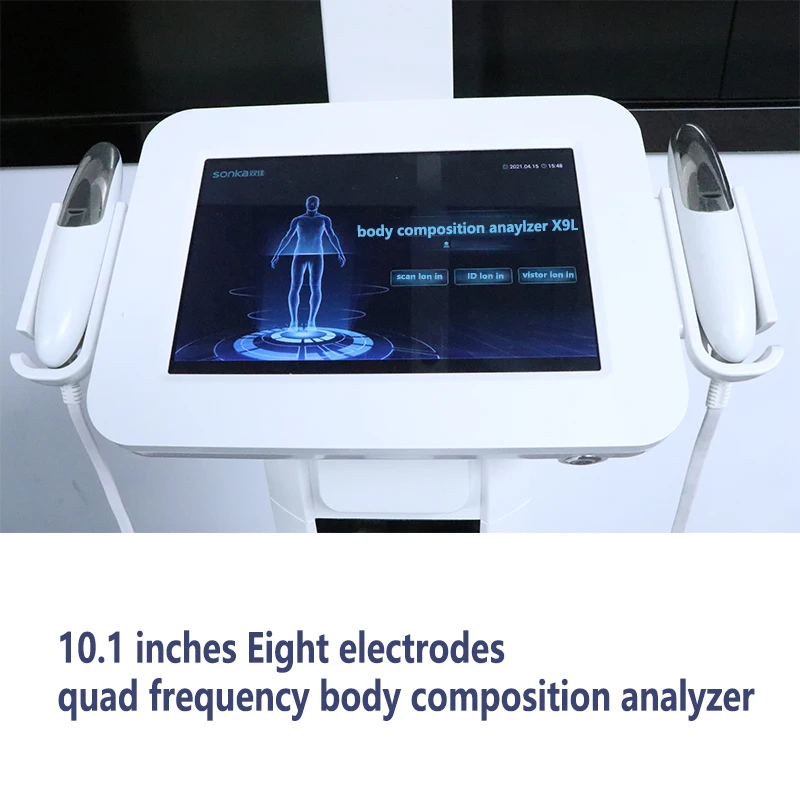SONKA 8 Electrode Bio-Impedance System EMC Grade Mass Fat BMI 3D Body Composition Analyzer
