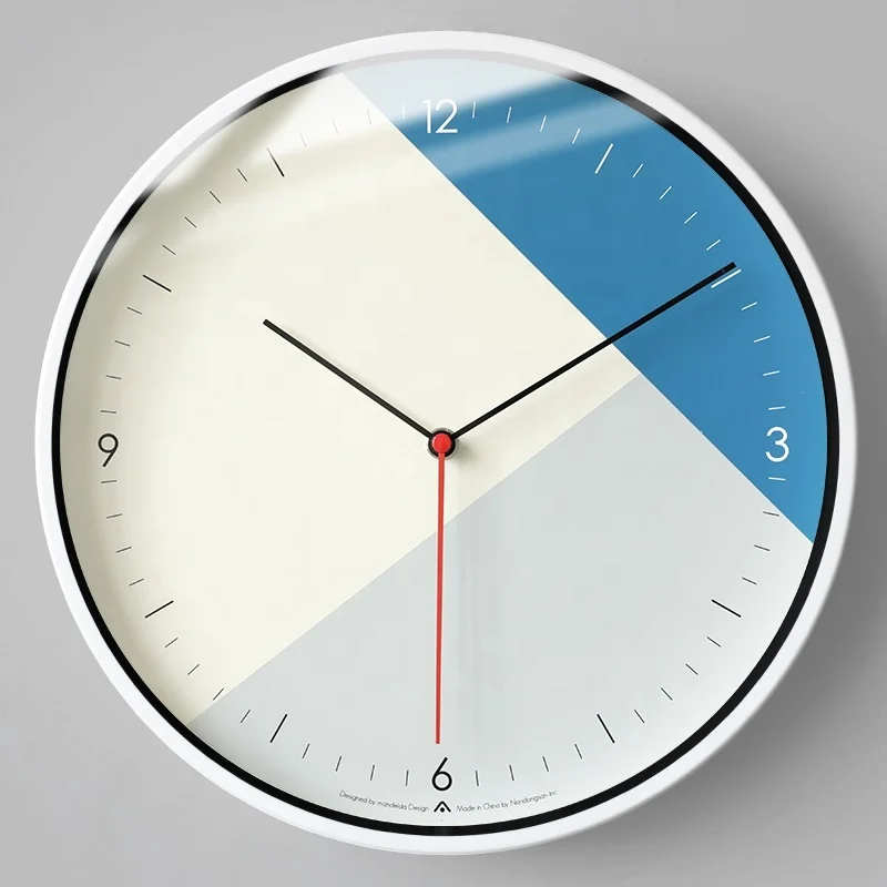 Customized Cheap Promotional Quartz Reloj De Pared Plastic Wall Clock Wholesale