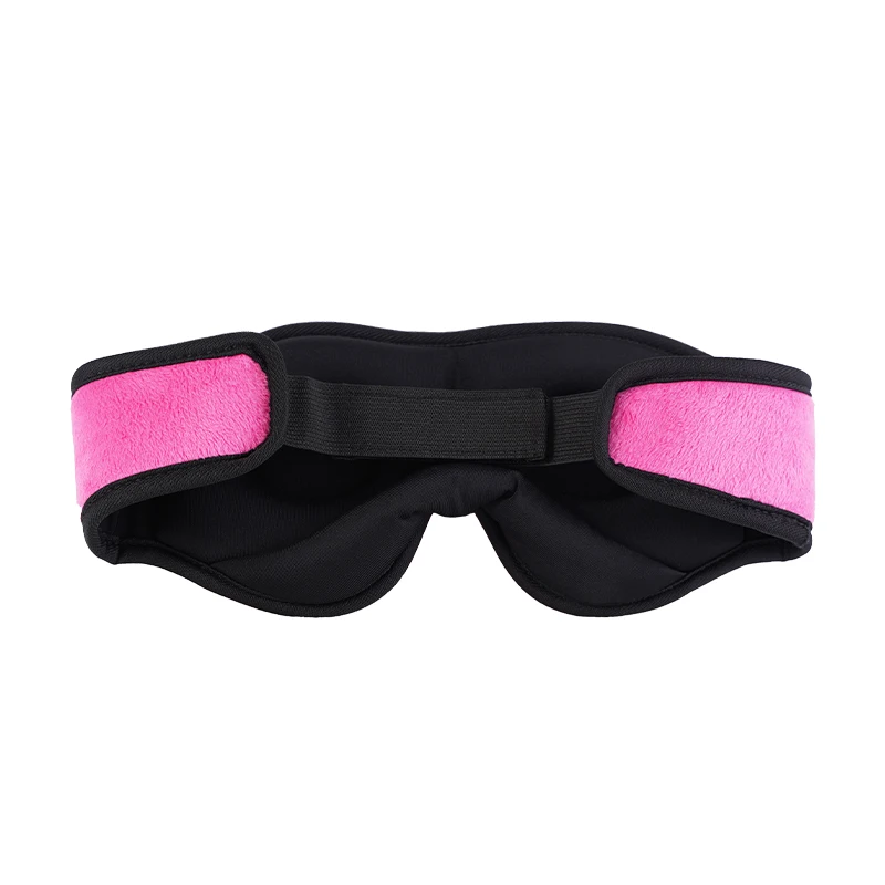 wholesale Velvet adjustable reusable disposable eye mask custom 3d sleep mask for travel nap