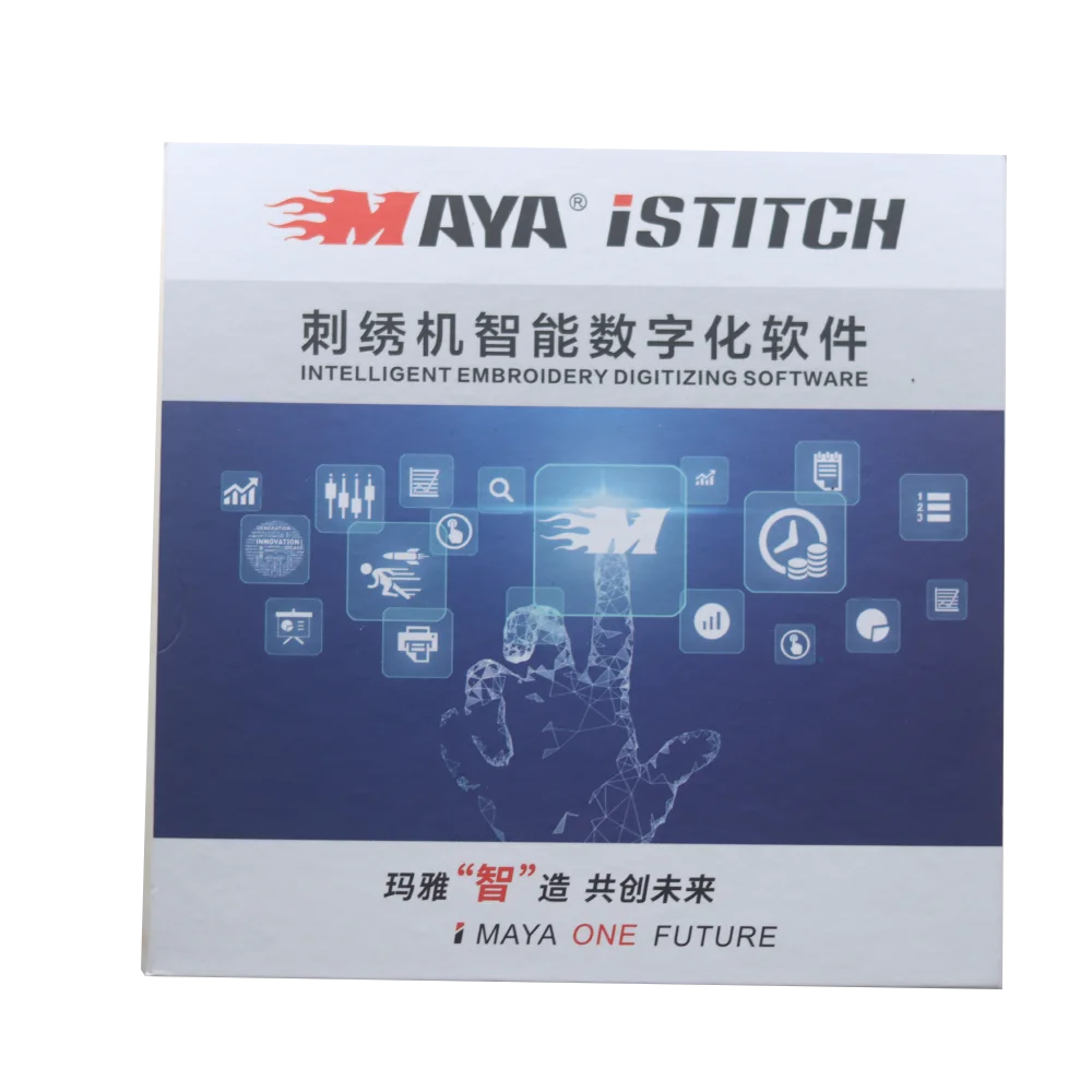 Умная вышивальная машина MAYA I STITCH, программное обеспечение для дизайна узоров, Пробивное программное обеспечение dahao emcad isew