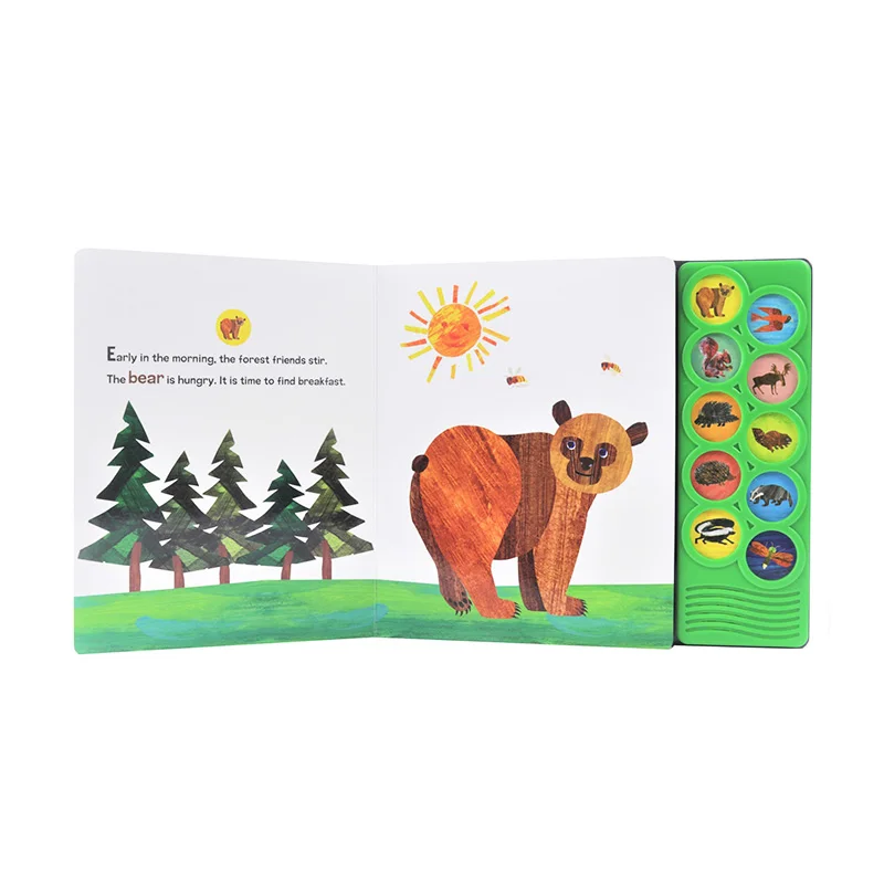 NEW Manufacturer Printing and publishing music all day long book kids english talking book