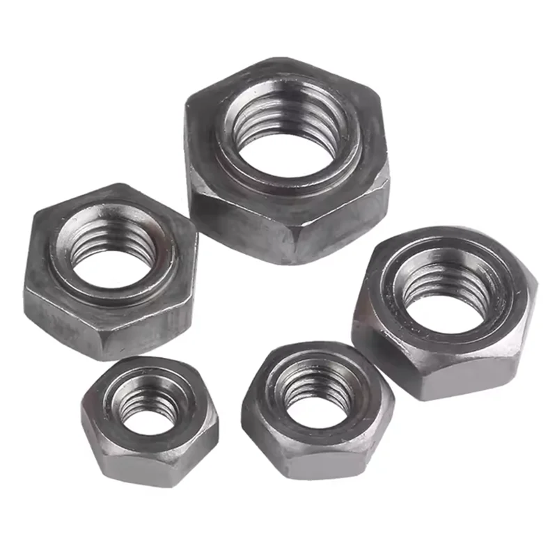 Wholesale Hexagon Weld Nut High Strength Grade 8.8 M6 1/4-20 Inch Size DIN 929 Projection Spot Hex Weld Nuts