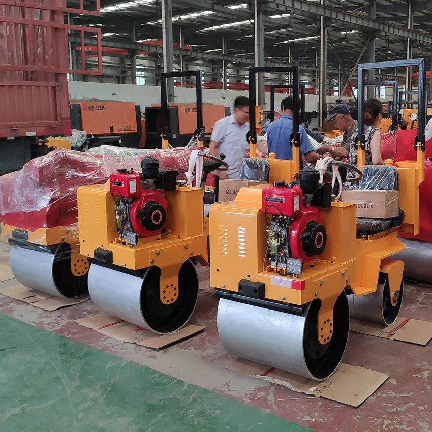 Hydraulic diesel engine 0.8 ton1 ton 2 ton 3 ton compactor road roller construction machinery vibratory asphalt roller price