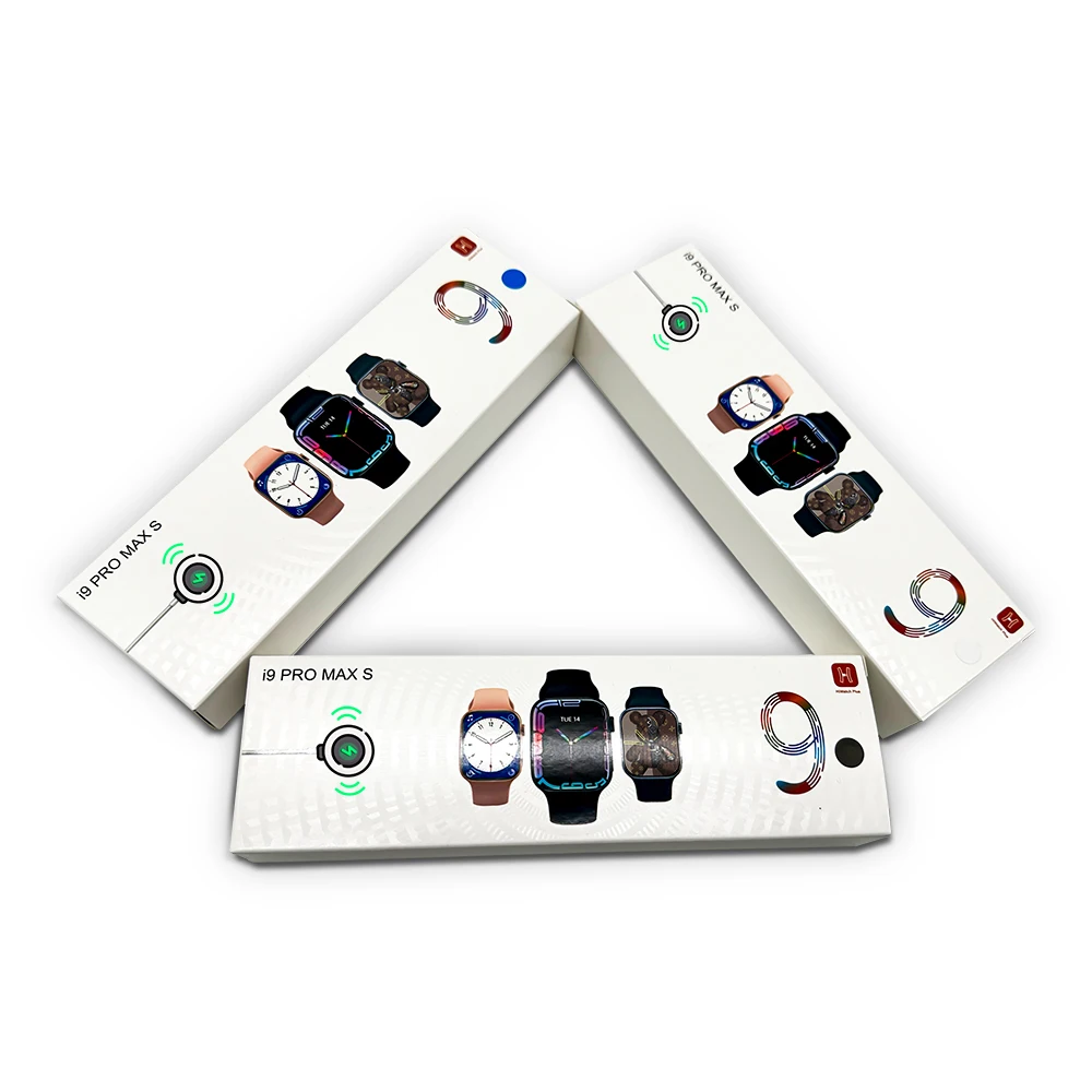 2023 new i9 pro max s smart watch series 8 9 Wireless charging Heart rate step Game Calculator smart watch PK T900 I8 I7 PRO