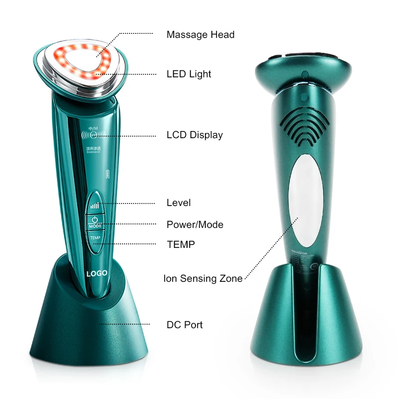 Высококачественное электронное косметическое устройство, прибор для подтяжки кожи Ems Rf, омоложение кожи