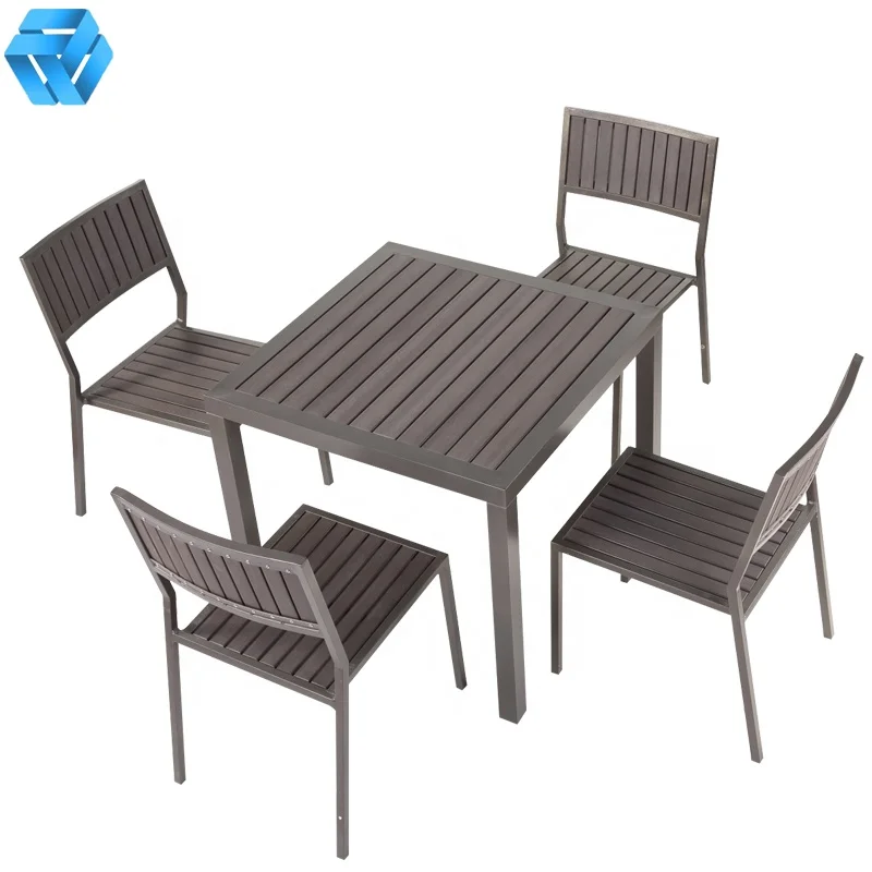 Уличный стол Uplion открытый патио балкон сад досуг пластиковый деревянный стол и стул набор мебели