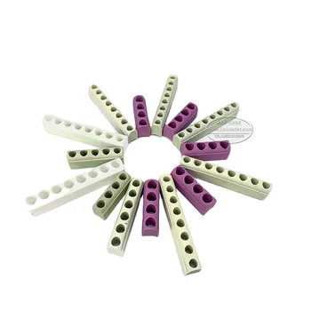 Завод по индивидуальному заказу 5 мм 6 керамический электрический 1 отверстие до 8 отверстий промышленный нагреватель полосы изолятор