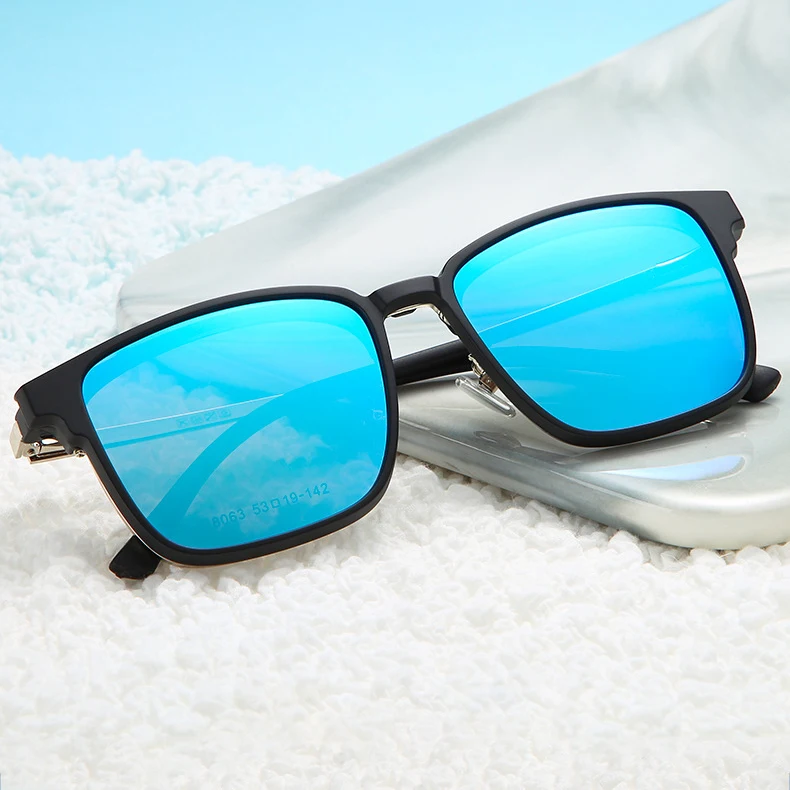 Пружинные шарниры для мужчин оптический поляризованных солнцезащитных очков степенью близорукости солнцезащитные очки кадр очки по рецепту защитный чехол для мобильного телефона с поляризованными 2 в 1 клип на очки