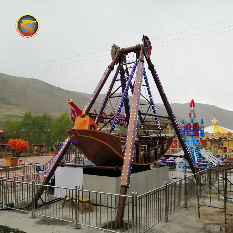 Direct Manufacturer Amusement Park Rides Equipment Swing Viking Boat Big Pirate Ship Ride For Sale
