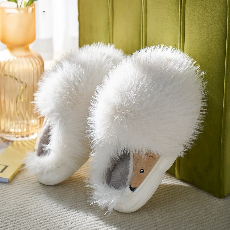 Cute Hedgehog Women Cute Wholesale Animal Plush Fluffy Fuzzy Slippers Soft Plush House Shoes Home Slippers For Women
