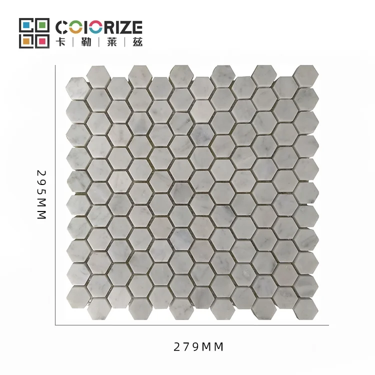  Colorize Wholesale Carrara Marble Mosaic tile