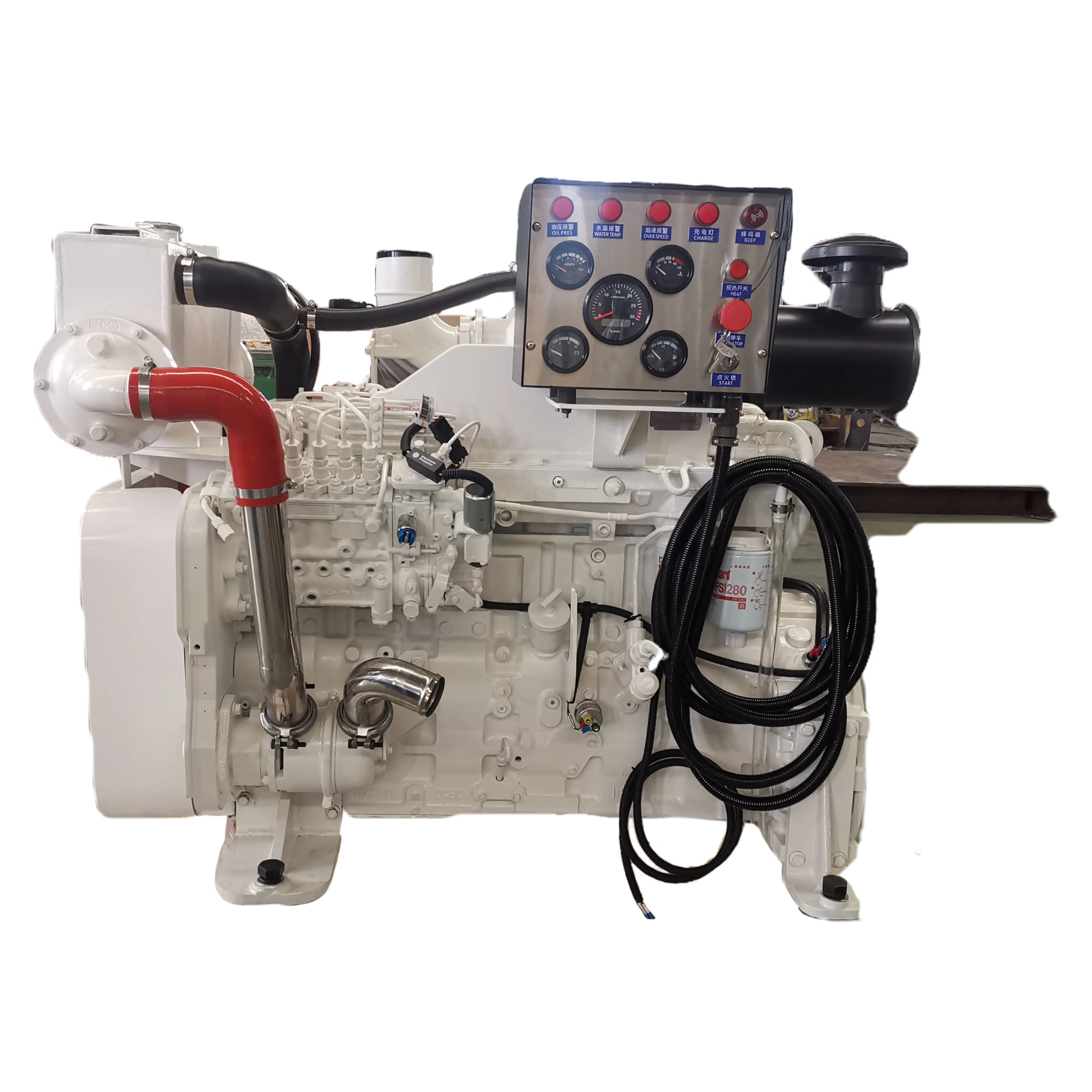 In stock 179kw 2200rpm water cooled 6 cylinders 6CTA8.3-M240 boat engine for main propulsion