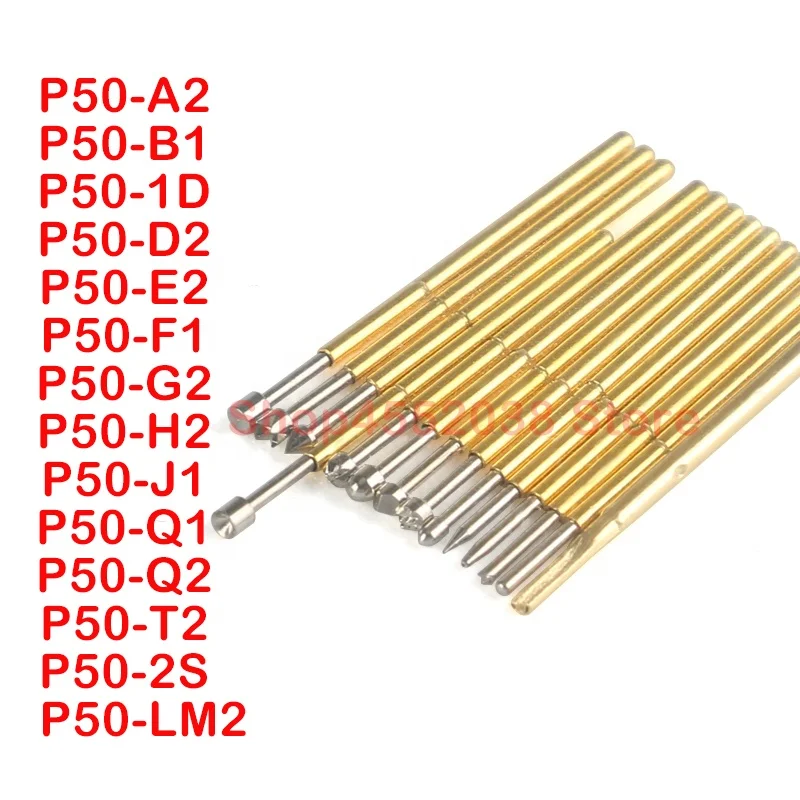 New Type Probe Spring Test Probes Pogo Pin P50-A2/B1/1D/D2/E2/F1/G2