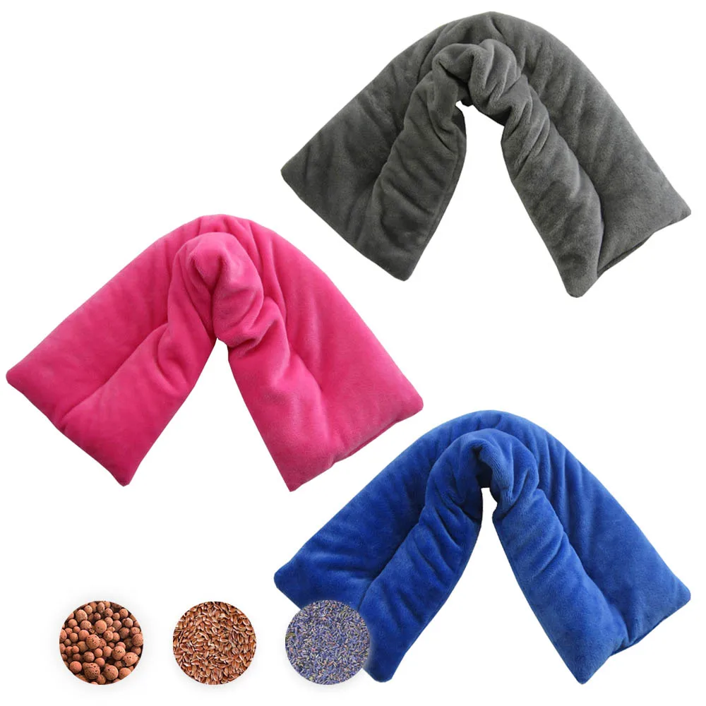 microwavable physical therapy heating warm pad moist heat pack neck shoulder for pain relief