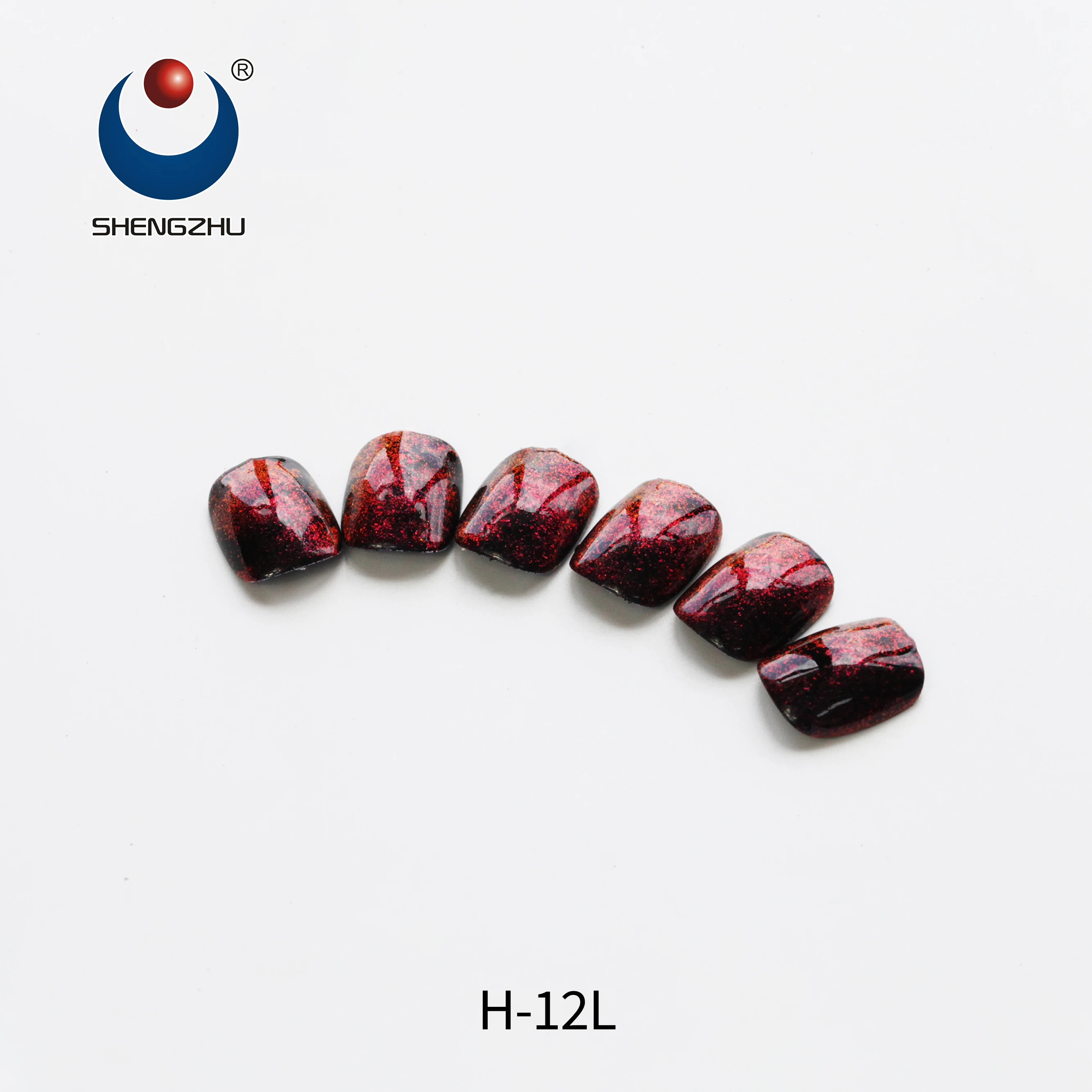 H12L black red chameleon color change flakes for nail art nail gel polish painting epoxy resin