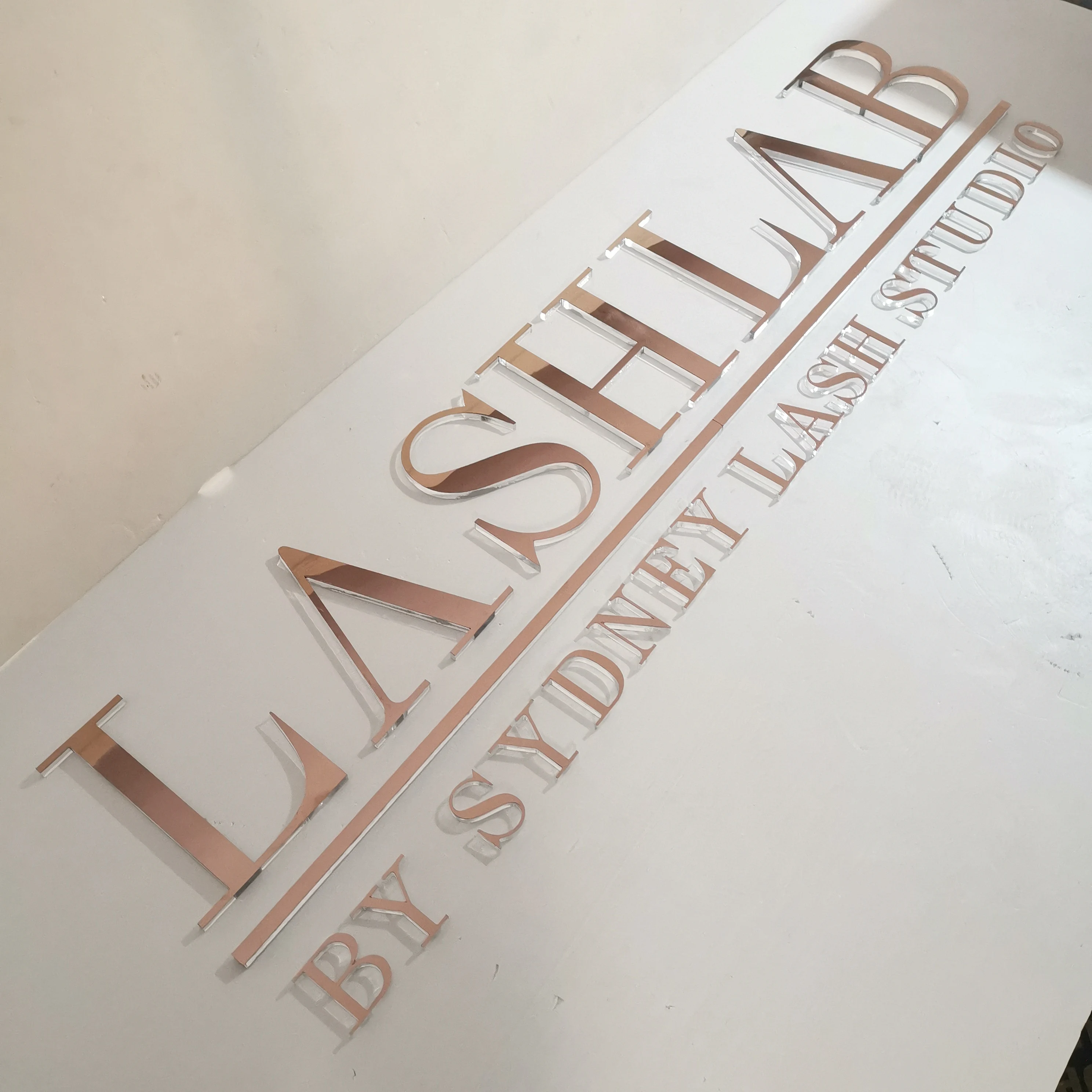 Custom gold acrylic sign acrylic letters large fillable acrylic letters