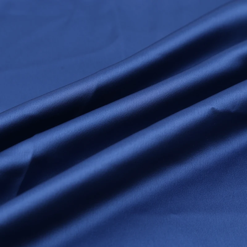 High-end Eco-friendly Elegant Bridal Satin Shiny Smooth Acetate Polyester Fabric for Bridal Dress Evening Gown, Robe