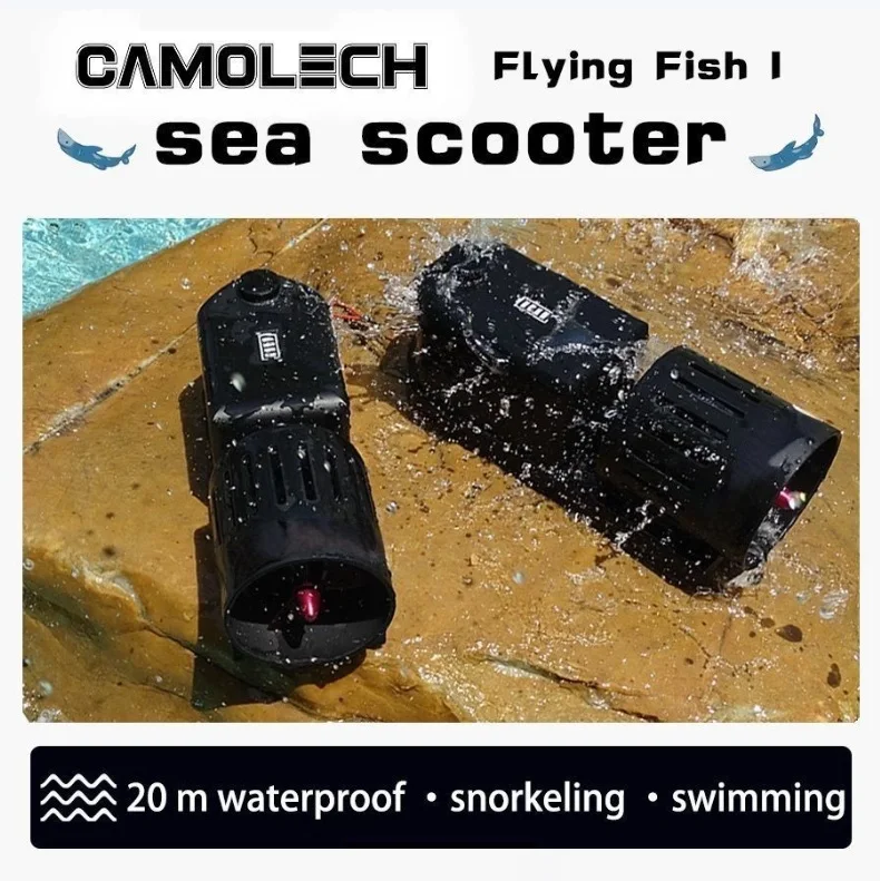 Оборудование для подводного плавания CAMORO легкий и маленький летающий скутер рыба FF1 электрические Подводные морские