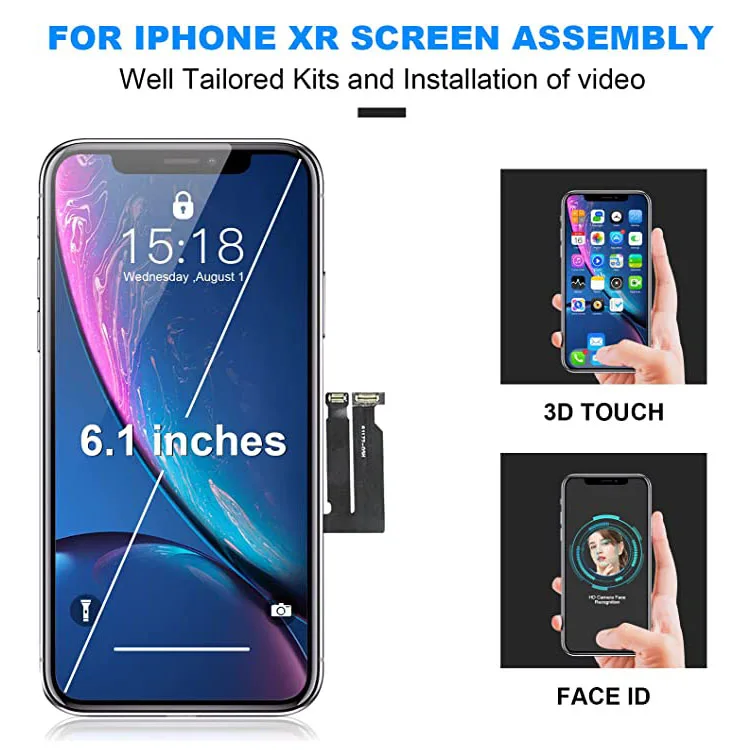 Shenzhen Lcd Manufacturer Hot Phone Spare Parts Cell Touch Screen Replacement for iphone XR X