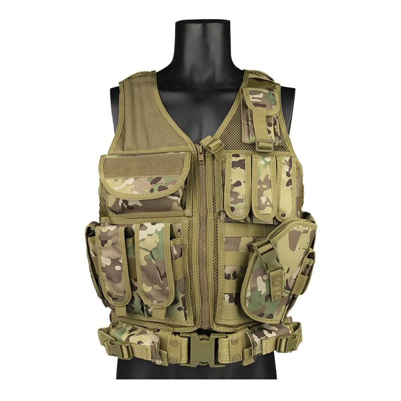 Custom Protect Lightweight Netting Breathable Safety Outdoors Training Tactical Vest