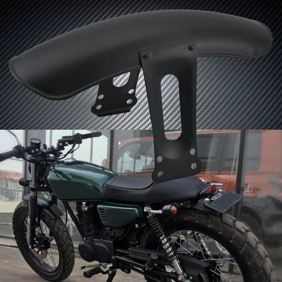 Запасное черное железное переднее крыло мотоцикла в стиле ретро, брызговик для Honda CG125