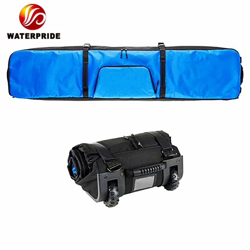 Customize Padded Snowboard Bag with Wheels for Air Travel Waterproof Roller Snowboard Bag ski equipment bags
