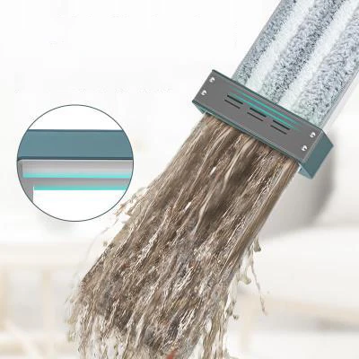 Eisho Hot Selling Aluminium Base Plate Wet and Dry 2 in 1 Multifunction Microfiber Cleaning Tools Magic Flat