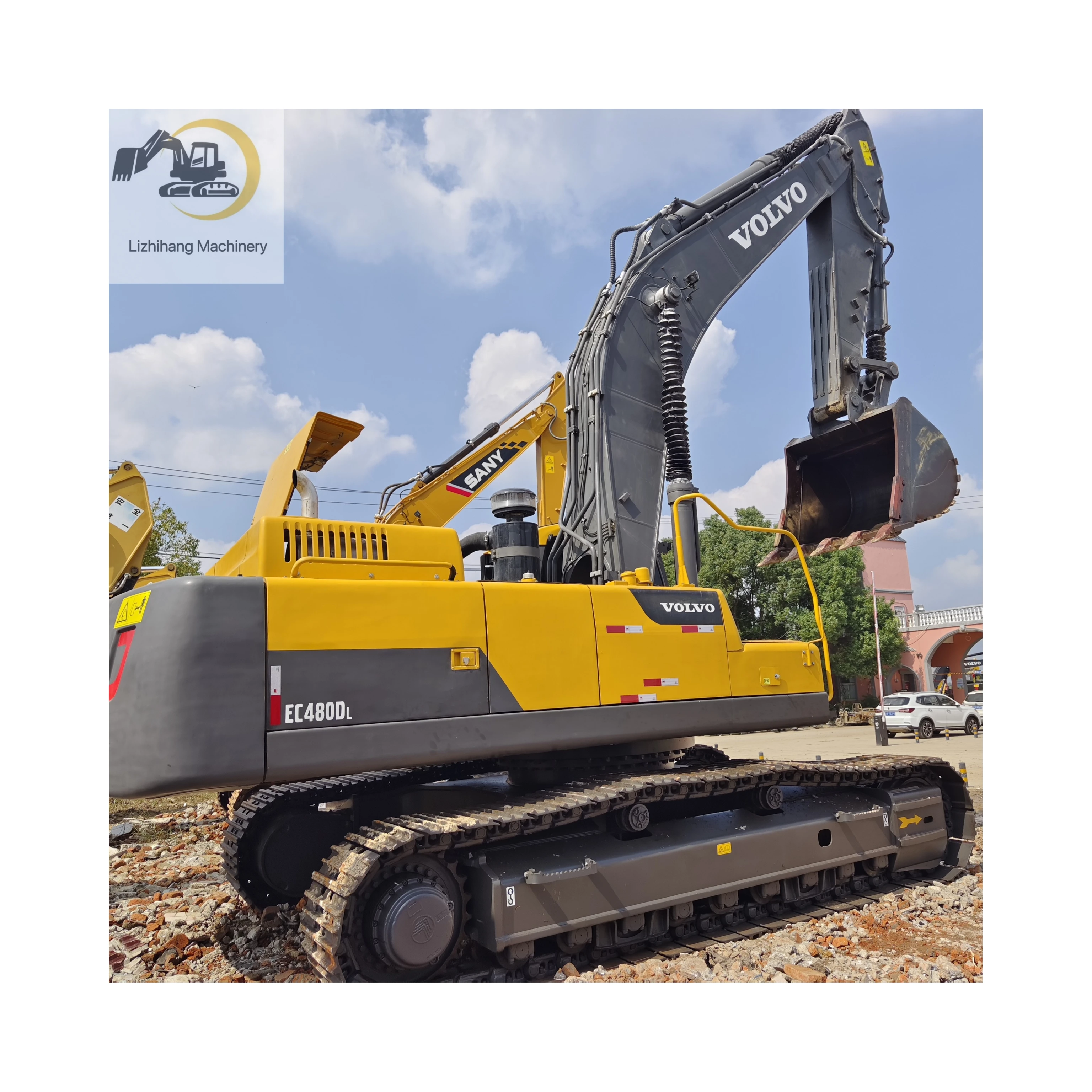 Japan Original Almost New Short Working Time Used excavator Volvo EC480D Good Working EC460 and EC550