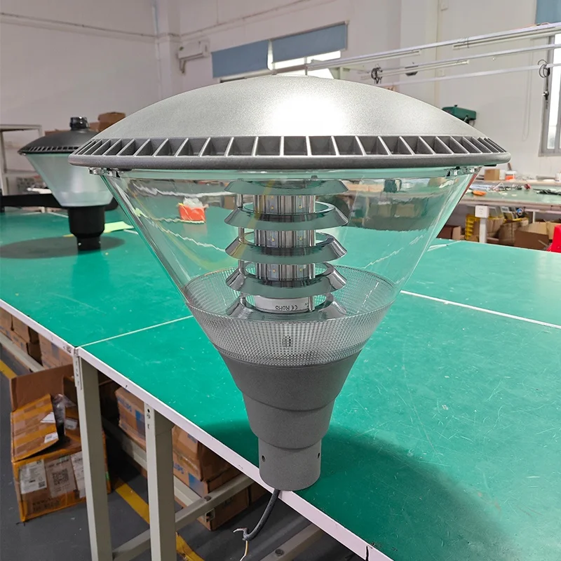 IP66 Waterproof LED Garden Post Light Housing E27 Lamp Holder Exterior Post Top Light