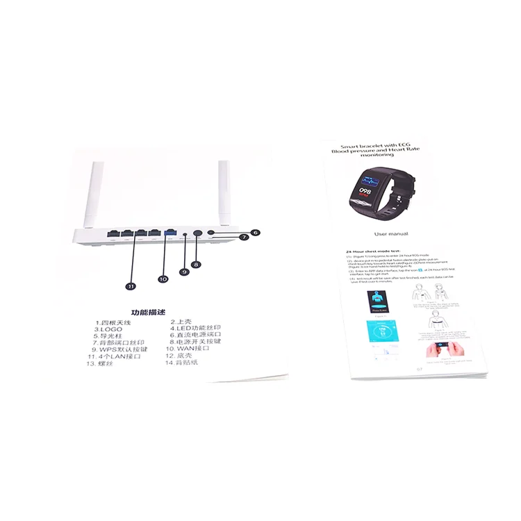 High Quality Low Price instruction manual brochure sticker folding instruction