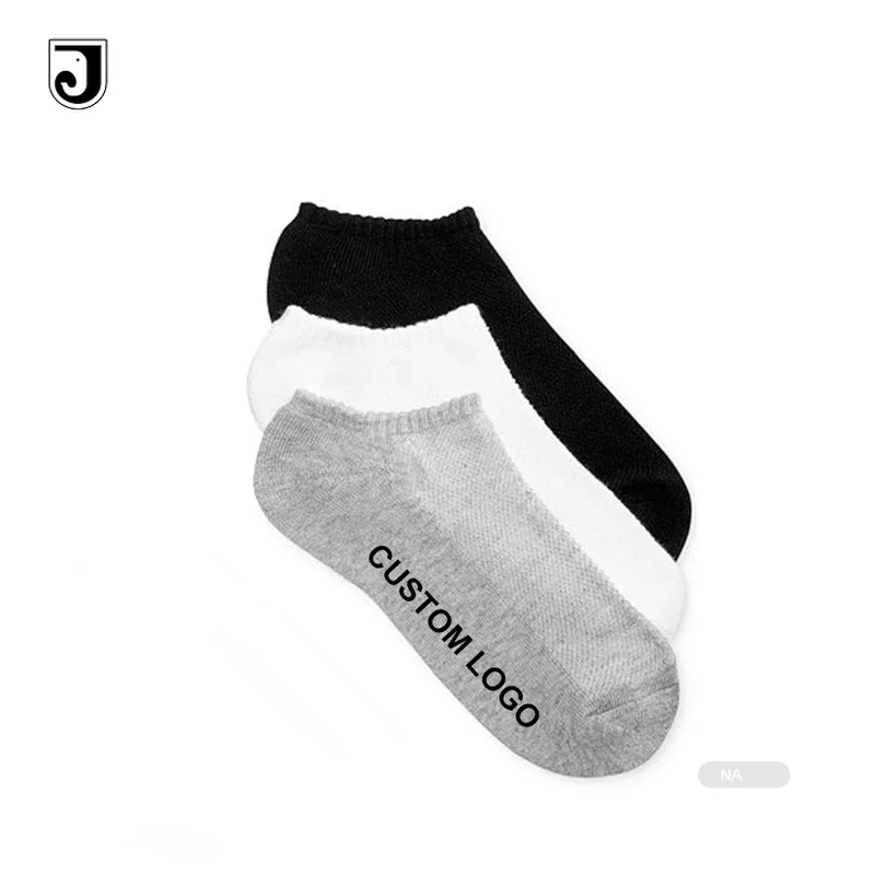 JL- O173 mens ankle socks custom logo quarter socks