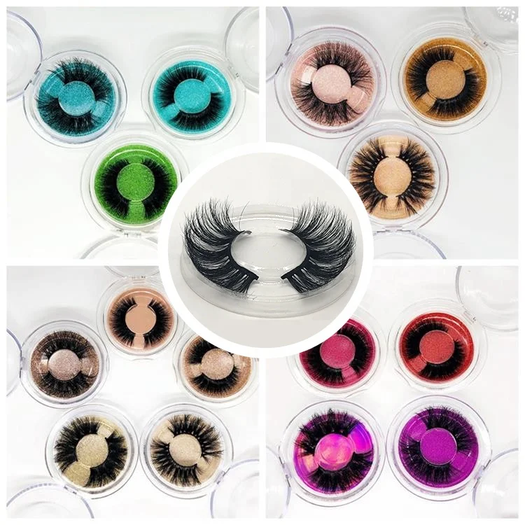 
2019 Wholesale Vendor Cheap Price Cruelty Free eyelash packaging, Faux Mink Make Up One Dollar packaging Eyelash 