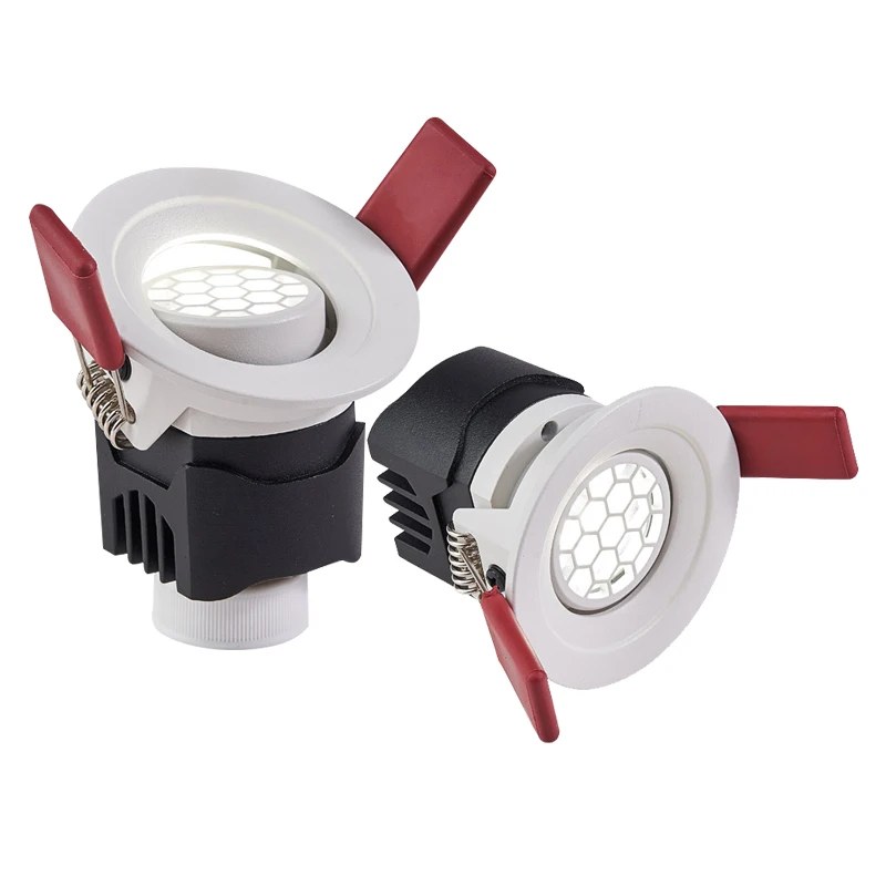 Led downlight dimmable 12w recessed new design housing mini spotlight
