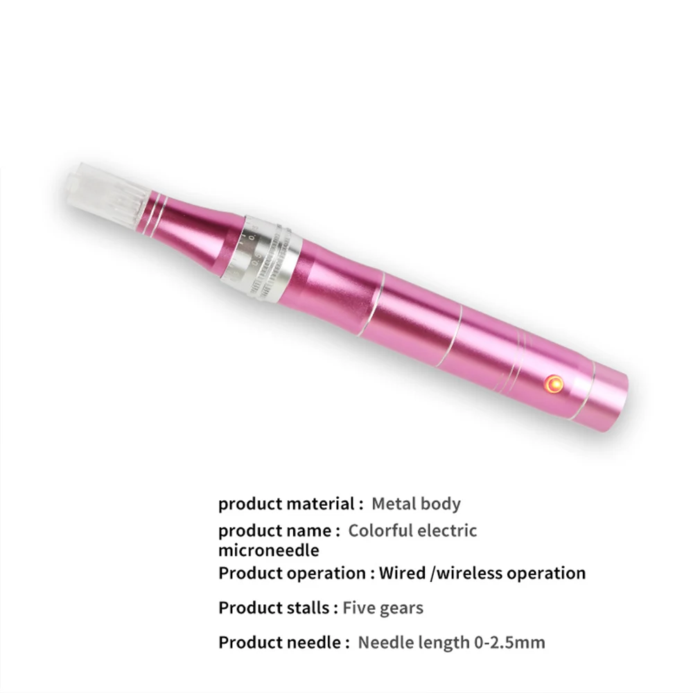 Rechargeable Needle Product Needless Needles Electric Tattoo Rezenerate Nanofacial Tips No  Nano Original Derma Pen