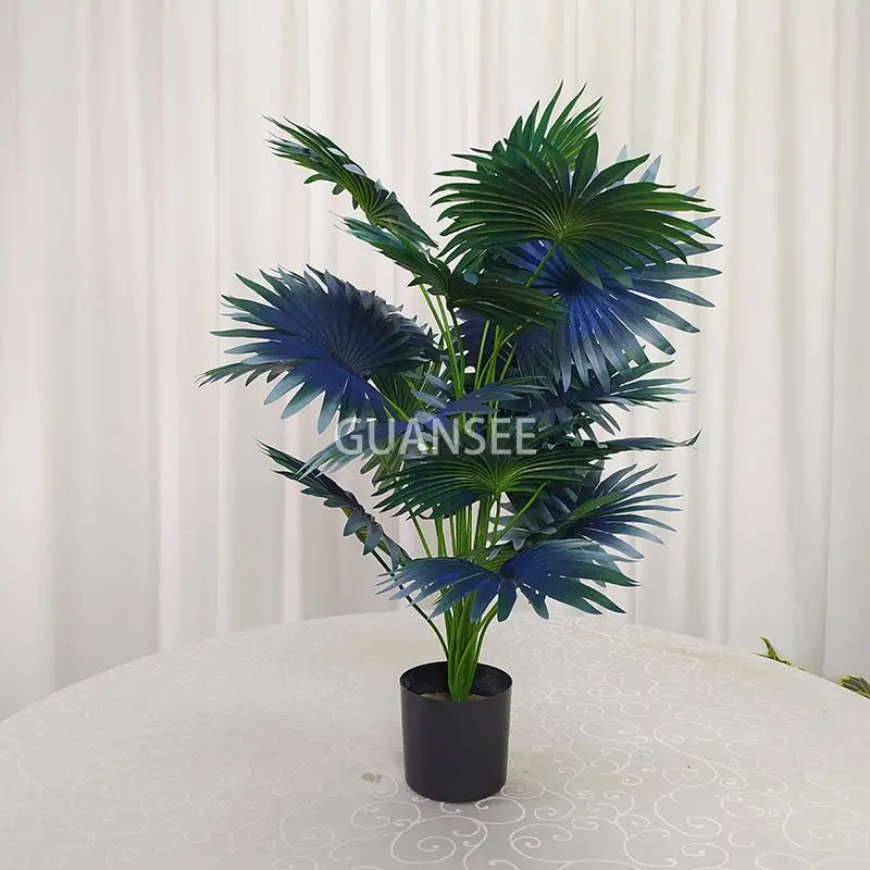 Home garden decoration artificial plants palm tree potted bonsai artificial green landscape artificial palm tree