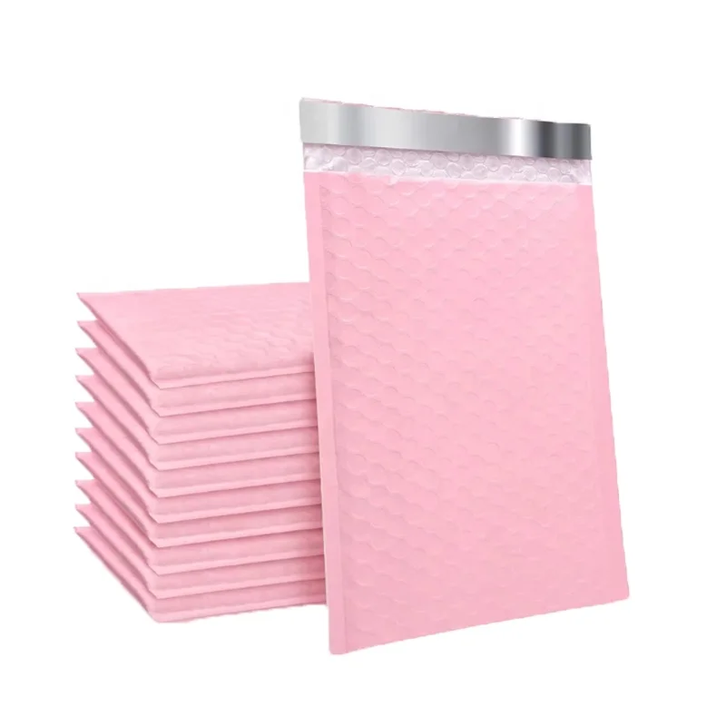 Factory Wholesale Grey Pink Green Blue White Black Strong Adhesive Envelopes Packing Bubble Mailing Bags