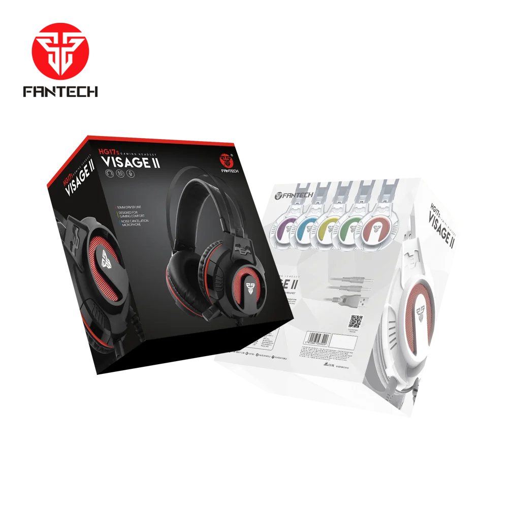 2019 Cheap Factory directly Produce headphone gaming HG17 with Short mic and volume control wired Fantech