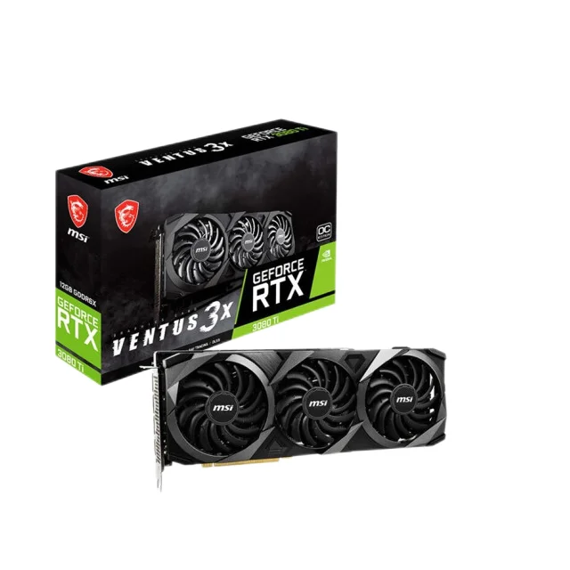 Для игрового компьютера MSI RTX 3080 Ti VENTUS 3X 12G OC, дискретная видеокарта с поддержкой rtx 3080ti 12 Гб GDDR6X
