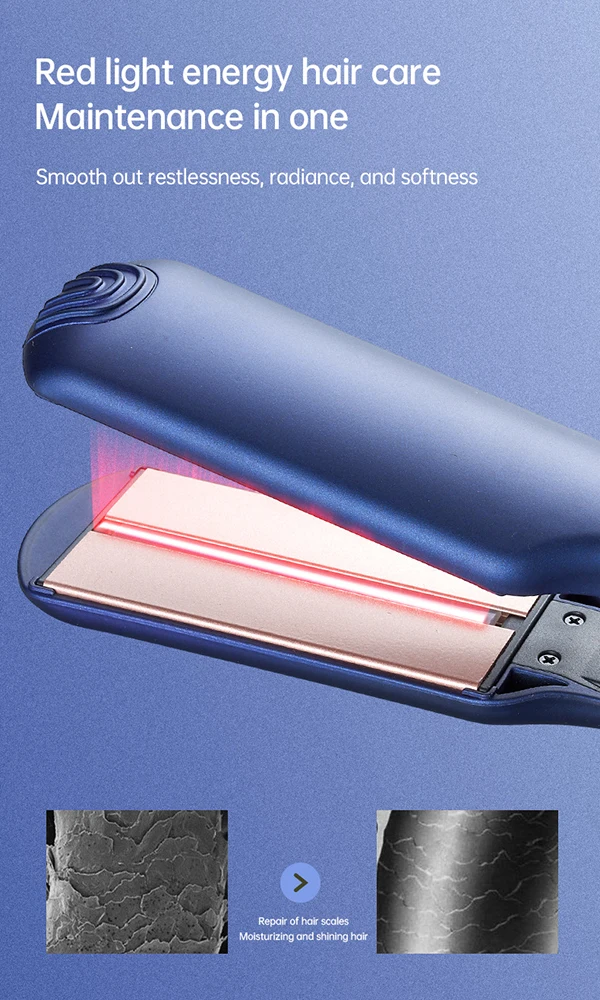 High Quality Mini Fast Titanium Plate Dryer Creative Automatic Wide Hair Curler Electric Straightener Iron Air Cushion Styler